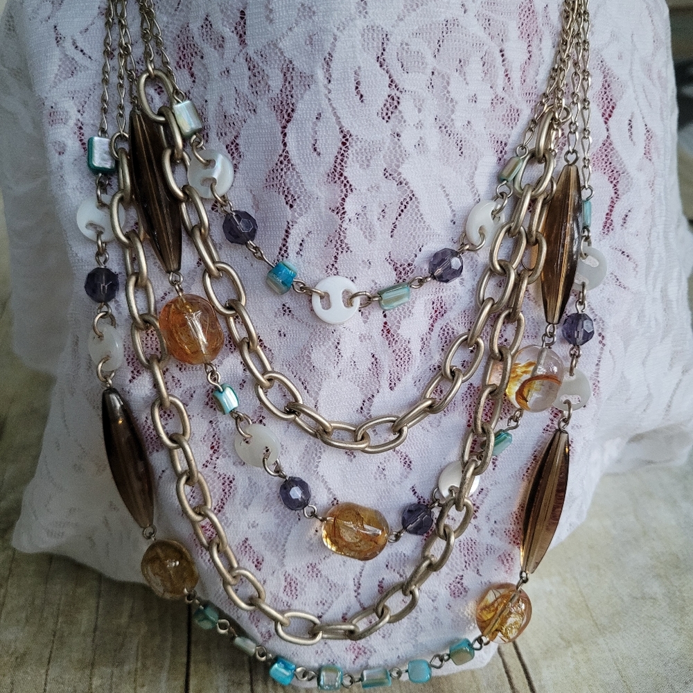 Lia Sophia multi-strand necklace